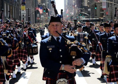 Parade New York City Marching Band St Patrick's Day St. Patrick's Day Parade