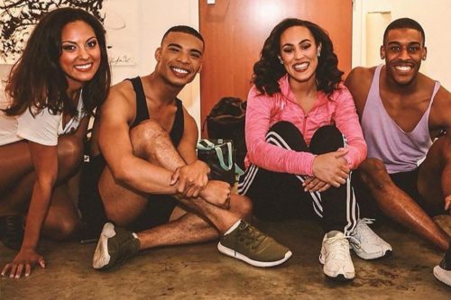 Quinton Peron and Napoleon Jinnies are the newest cheerleaders for the Los Angeles Rams