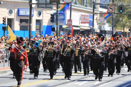 The San Francisco Lesbian/Gay Freedom Band, on June 29, 2014.