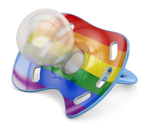 gay baby pacifier