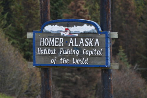 Welcome to Homer, Alaska Welcome sign for Homer, Alaska