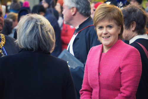 NOVEMBER 29, 2017 : Nicola Sturgeon attending a service for Dr Elsie Inglis's memorial in St Giles Cathedral in Edinburgh. NOVEMBER 29, 2017 : Nicola Sturgeon attending a service for Dr Elsie Inglis's memorial in St Giles Cathedral in Edinburgh.
