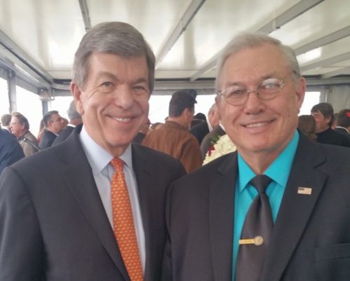Republican US Senator Roy Blunt of Missouri poses with antigay activist turned political candidate Hardy Billington. Republican US Senator Roy Blunt of Missouri poses with antigay activist turned political candidate Hardy Billington.
