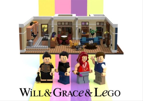 This Will & Grace Lego set could soon be available nationwide.