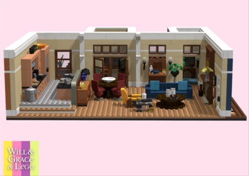 This Will & Grace Lego set could soon be available nationwide.