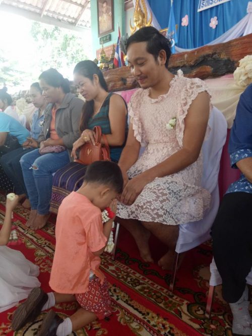 Chatchai “Sam” Panuthai wore a pink dress for his sons so they wouldn't feel left out in school.