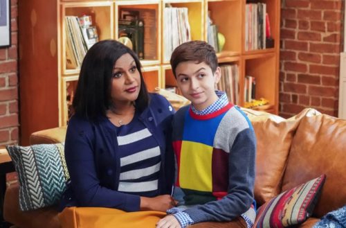 Mindy Kaling and Josie Totah on "Champions." Totah asked that photos of her for stories about her coming out use production photos rather than focusing on her looks currently. Mindy Kaling and Josie Totah on "Champions." Totah asked that photos of her for stories about her coming out use production photos rather than focusing on her looks currently.