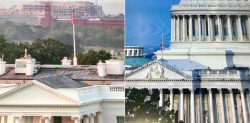 While the White House has moved the American flag back to full-staff in an insult to deceased Senator John McCain, the Capitol continues to fly the flag at half-staff. While the White House has moved the American flag back to full-staff in an insult to deceased Senator John McCain, the Capitol continues to fly the flag at half-staff.