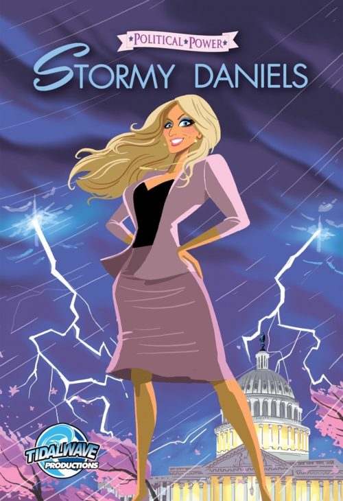 One of the collectible covers for "Political Power: Stormy Daniels."