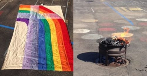rainbow-flag-burning