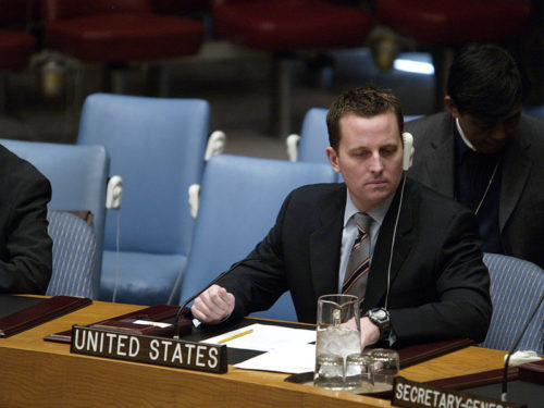 Richard Grenell at a UN Security Council meeting Richard Grenell at a UN Security Council meeting