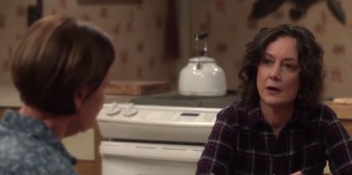 Sara Gilbert and Laurie Metcalf star in the "Roseanne" spinoff, "The Conners." Sara Gilbert and Laurie Metcalf star in the "Roseanne" spinoff, "The Conners."