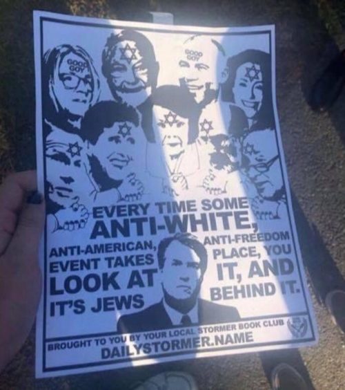 An anti-semitic poster featuring now-Supreme Court Justice Brett Kavanaugh is being distributed on college campuses.