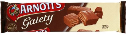 Arnott's Gaiety chocolate