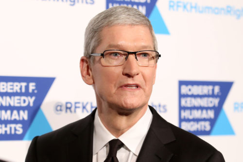 Apple CEO, Tim Cook, attends the 2015 Ripple Of Hope Awards at the Hilton Hotel on December 8, 2015, in New York. Apple CEO, Tim Cook, attends the 2015 Ripple Of Hope Awards at the Hilton Hotel on December 8, 2015, in New York.