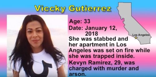 Viccky Gutierrez was stabbed and left to die in her burning apartment. Her killer was arrested and charged with murder and arson. Viccky Gutierrez was stabbed and left to die in her burning apartment. Her killer was arrested and charged with murder and arson.