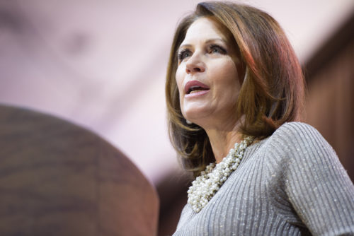 NATIONAL HARBOR, MD - MARCH 8, 2014: Congresswoman Michele Bachmann (R-MN) speaks at the Conservative Political Action Conference (CPAC). NATIONAL HARBOR, MD - MARCH 8, 2014: Congresswoman Michele Bachmann (R-MN) speaks at the Conservative Political Action Conference (CPAC).