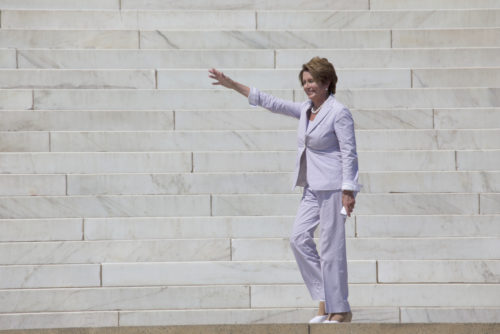 Congresswoman Nancy Pelosi at the 50th Anniversary of the march on Washington and Martin Luther King's I Have A Dream Speech, August 24, 2013, Lincoln Memorial, Washington, D.C. Congresswoman Nancy Pelosi at the 50th Anniversary of the march on Washington and Martin Luther King's I Have A Dream Speech, August 24, 2013, Lincoln Memorial, Washington, D.C.