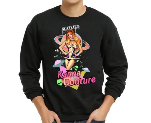 A Karma Couture sweater