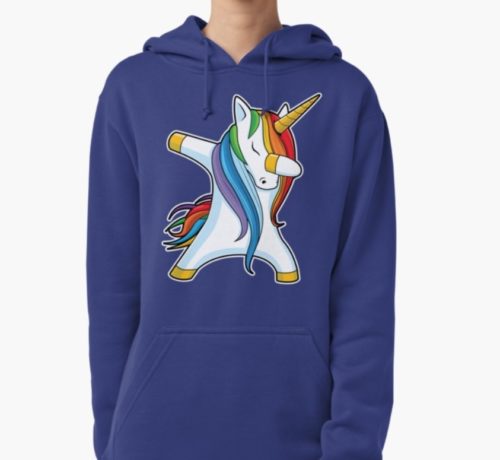 A unicorn on a sweater