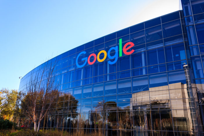 Google headquarters in Mountain View, California
