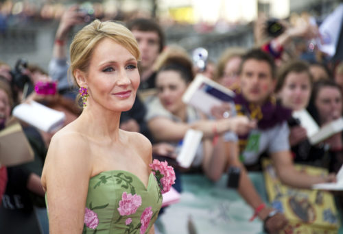 JK Rowling arriving for the World Premiere of "Harry Potter & the Deathly Hallows Pt 2 at Trafalgar Square in London on 07/07/2011 JK Rowling arriving for the World Premiere of "Harry Potter & the Deathly Hallows Pt 2 at Trafalgar Square in London on 07/07/2011