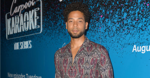 LOS ANGELES, CA - August 07, 2017: Jussie Smollett at the launch party for Apple Music's "Carpool Karaoke: The Series" at Chateau Marmont
