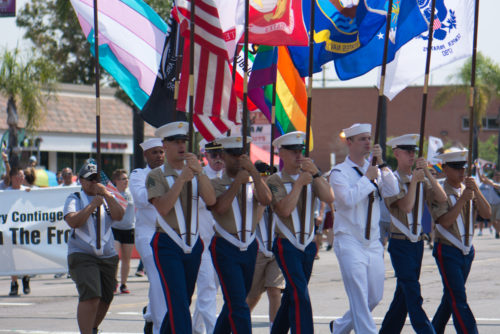 LGBTQ servicemembers kick off San Diego Pride 2017. LGBTQ servicemembers kick off San Diego Pride 2017.
