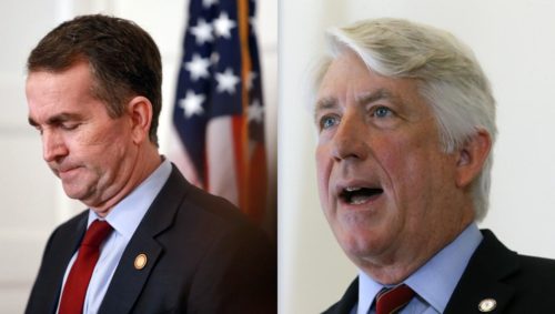 Virginia Governor Ralph Northram and Attorney General Mark Herring Virginia Governor Ralph Northram and Attorney General Mark Herring