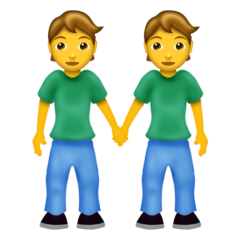 gender-neutral people holding hands