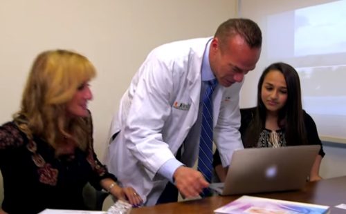 Jazz Jennings and her mother consulting with Christopher Salgado in 2017. Jazz Jennings and her mother consulting with Christopher Salgado in 2017.