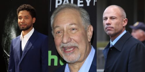 Jussie Smollet, Mark Geragos, and Michael Avenatti Jussie Smollet, Mark Geragos, and Michael Avenatti
