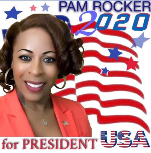 Presidential candidate Pam Rocker
