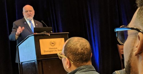 CDC Director Redfield was shouted down by AIDS activists during a speech at AIDSWatch 2019 CDC Director Redfield was shouted down by AIDS activists during a speech at AIDSWatch 2019