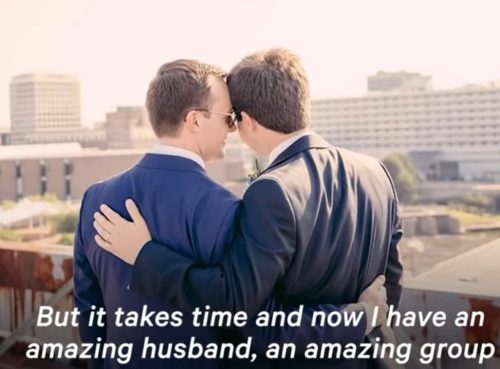 Chasten and Pete Buttigieg with an arm around each other