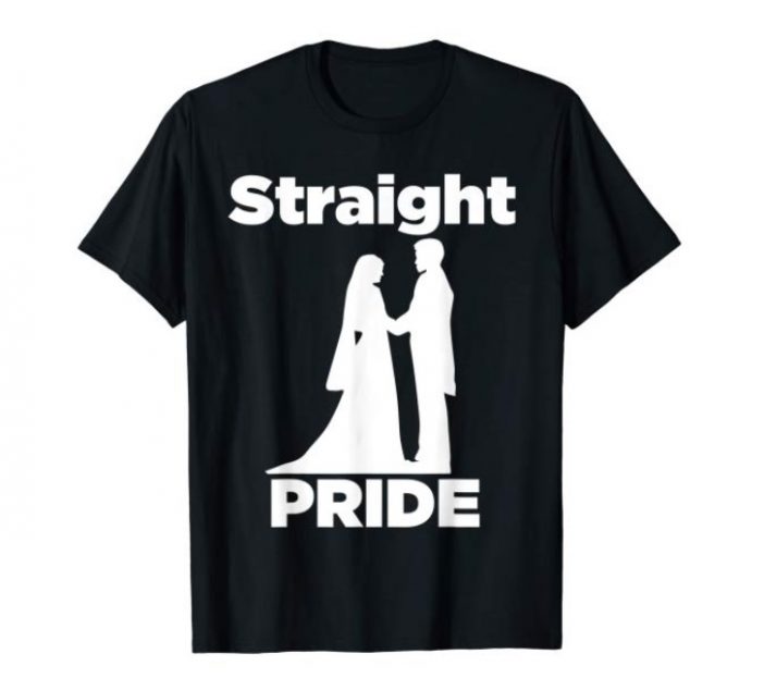 Straight pride T-shirt