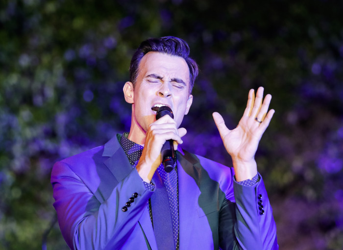 Cheyenne Jackson performs