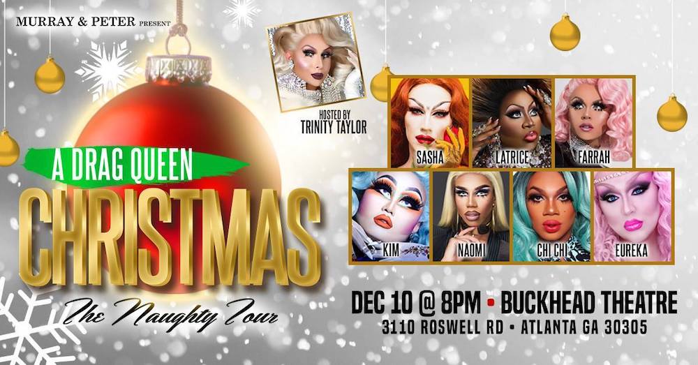 An image promoting another performance of A Drag Queen Christmas