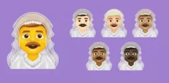 man-in-veil emoji