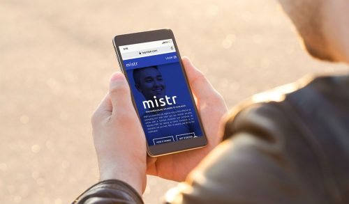 MISTR app on a smartphone