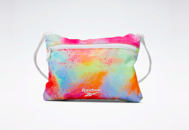 A photo of Reebok's new Pride City Bag, a product which is part of Reebok's new All Types of Love pride campaign.