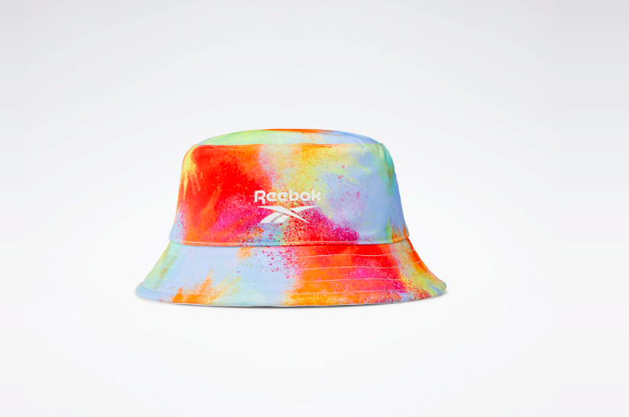 A photo of Reebok's new classic Pride reversible hat, as part of its new All Types of Love Pride campaign.