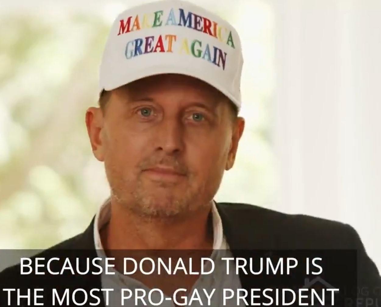 Trump tweets it's his "great honor" to be the "most pro-gay president in American history"