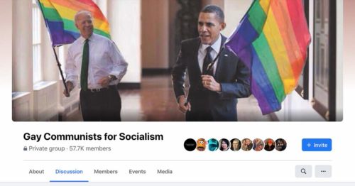 "Stop the Steal" was rebranded as "Gay Communists for Socialism"