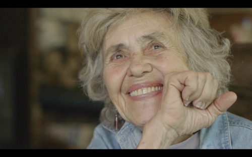 A still of Sally Gearhart from the 2018 documentary, “A Great Ride.