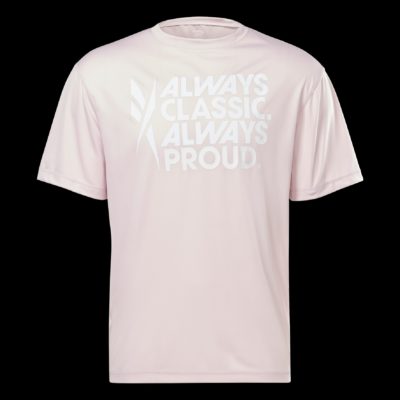 Reebok "Always Classic. Always Proud." shirt in pink vector