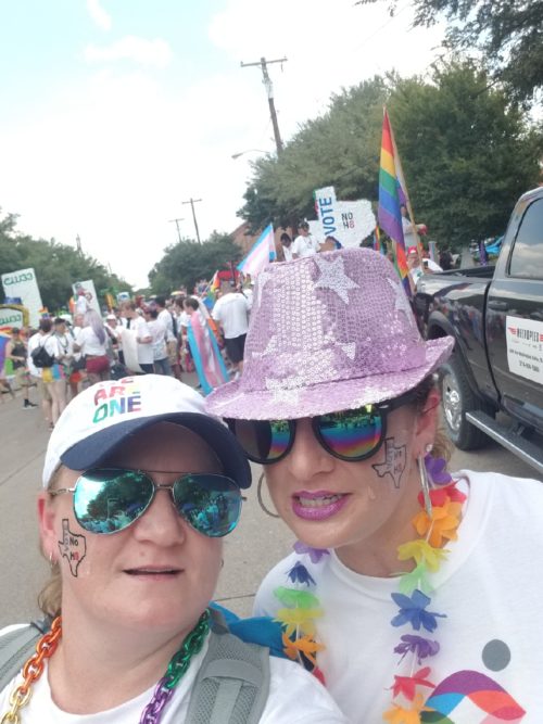 Pride in Pictures, Marching with my girlfriend turned wife