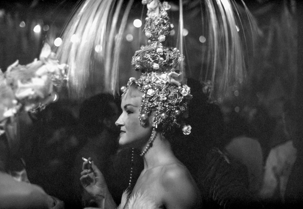 End of Season APCG Ball, Community House, Woman with Headdress, September 1954