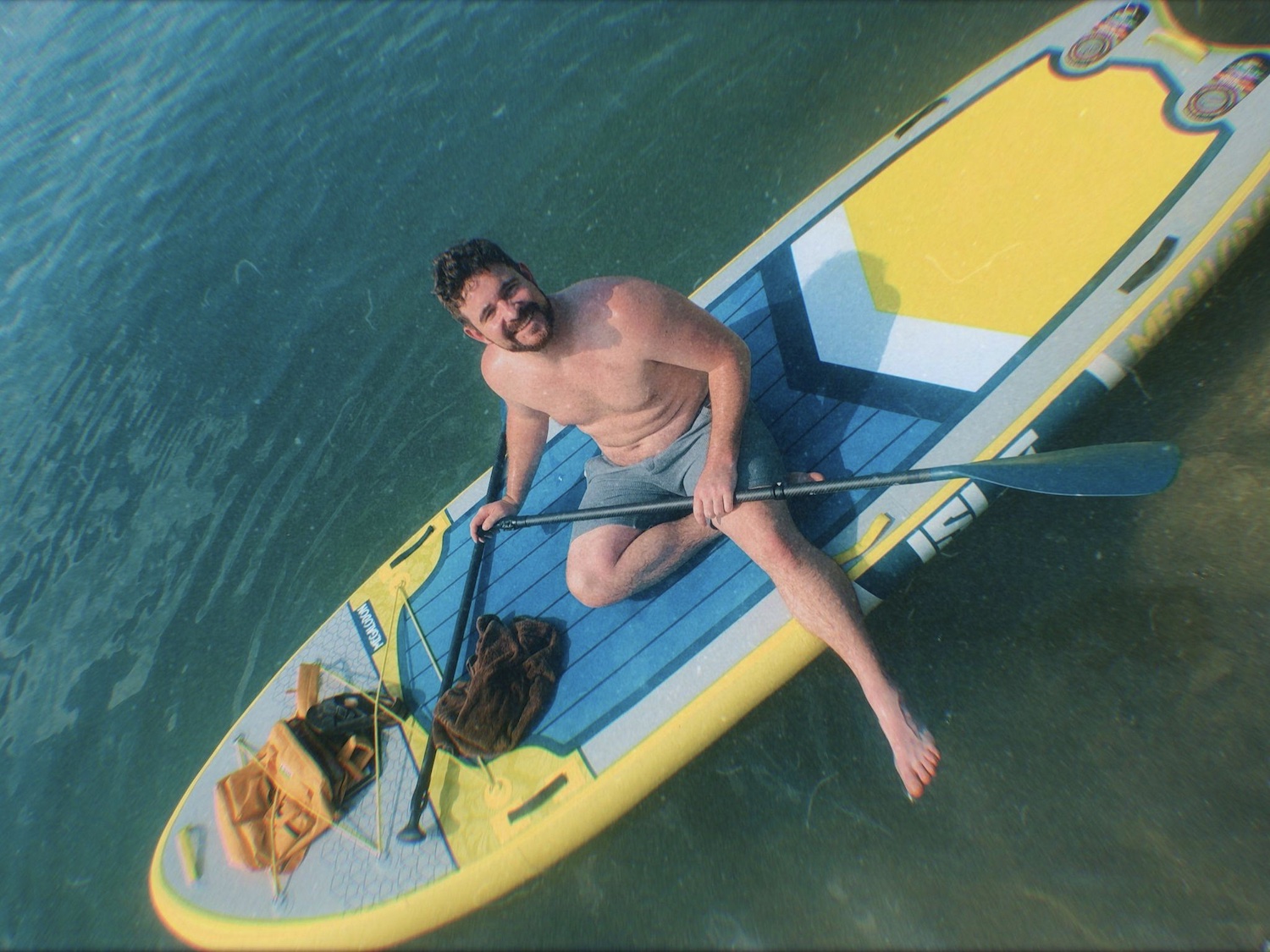 Former college baseball player Joey Starling, relaxing while boating near his home in Florida, is looking to be part of the solution to creating a more inclusive atmosphere in pro sports. Photo: Joey Starling