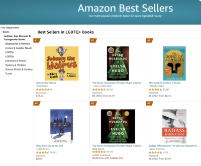 LGBTQ best-sellers on Amazon